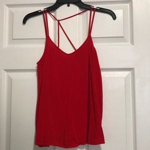 No Boundaries red strappy tank size L 5 for $25
